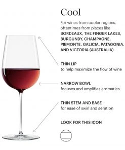 Lenox Drinkware Signature Series Warm & Cool Region Wine Glasses