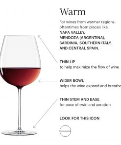 Lenox Signature Series Warm Region 4-Piece Wine Glasses Drinkware 23 Lenox Signature Series Warm Region 4-Piece Wine Glasses Drinkware