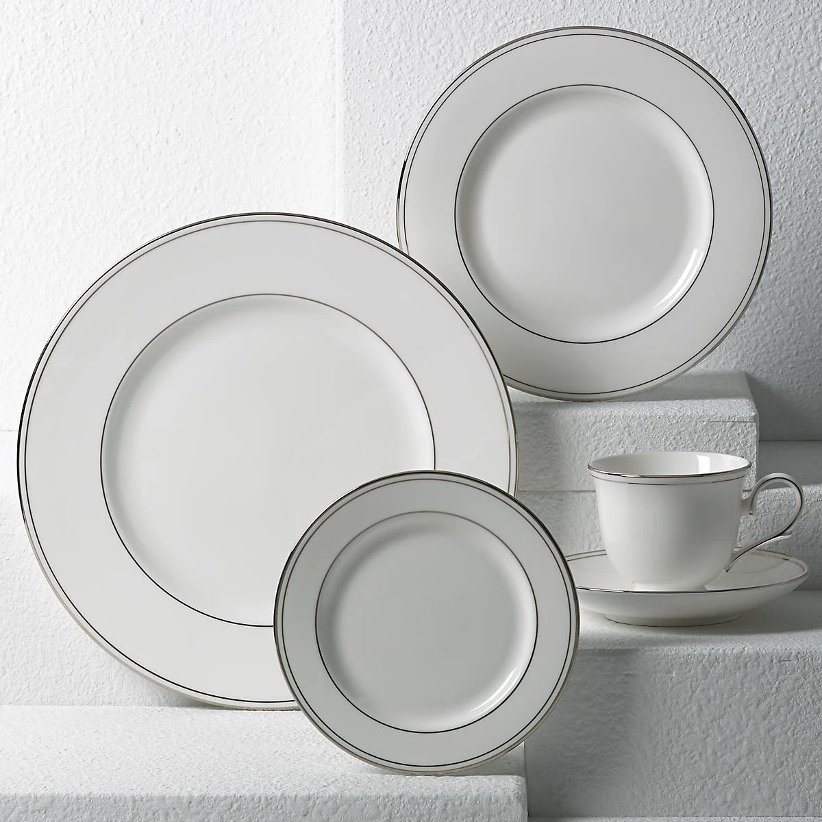 Lenox Dinnerware Federal Platinum™ 5PC Place Setting 4 Lenox Dinnerware Federal Platinum™ 5PC Place Setting