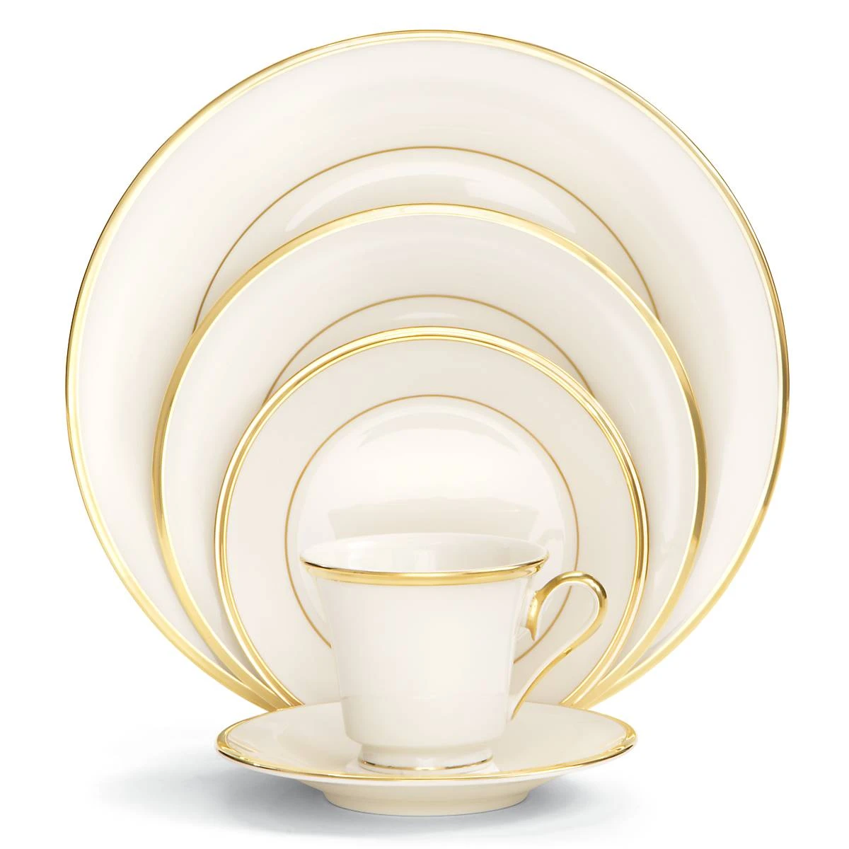 Lenox Eternal® 5-piece Place Setting Dinnerware 5 Lenox Eternal® 5-piece Place Setting Dinnerware