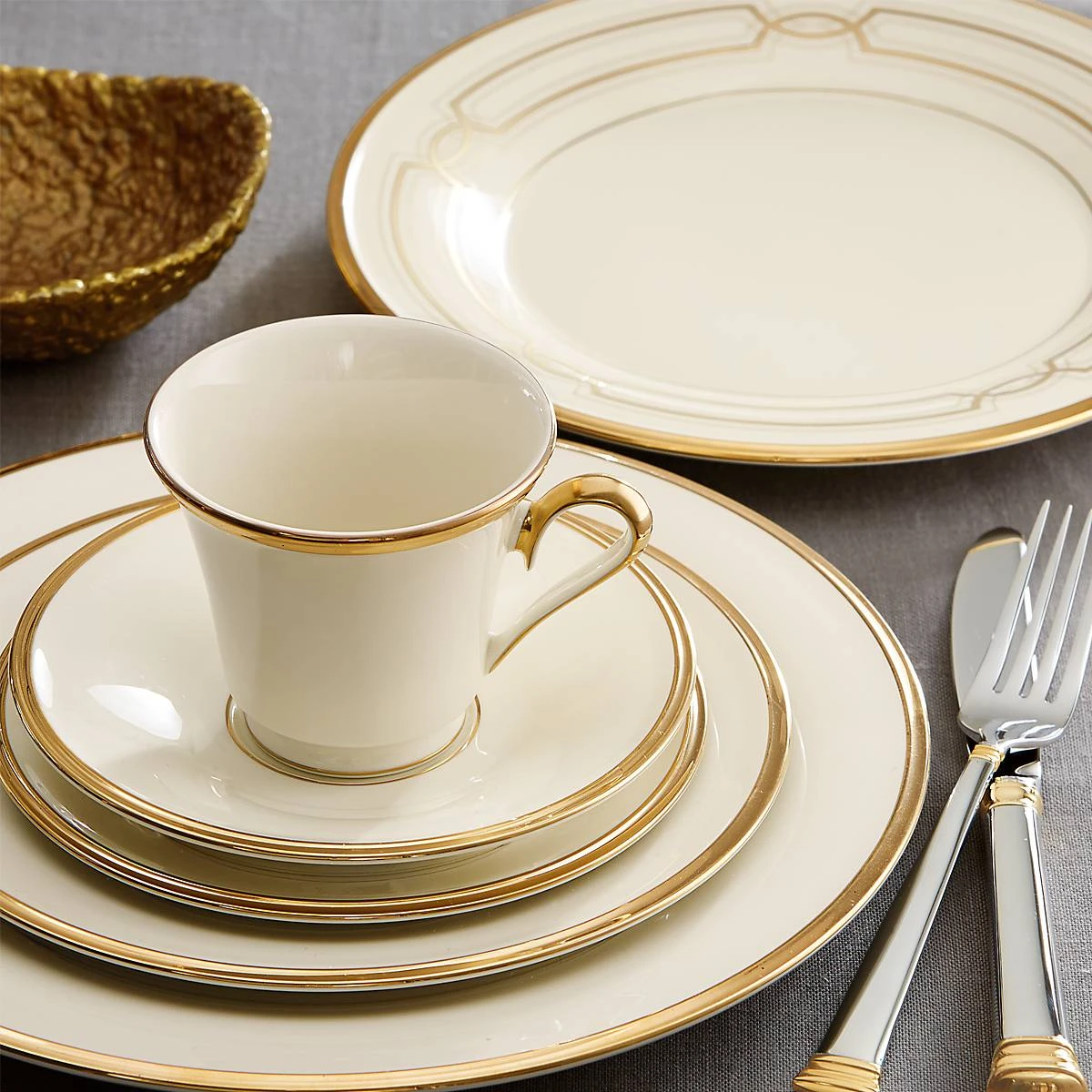 Lenox Eternal® 5-piece Place Setting Dinnerware 7 Lenox Eternal® 5-piece Place Setting Dinnerware
