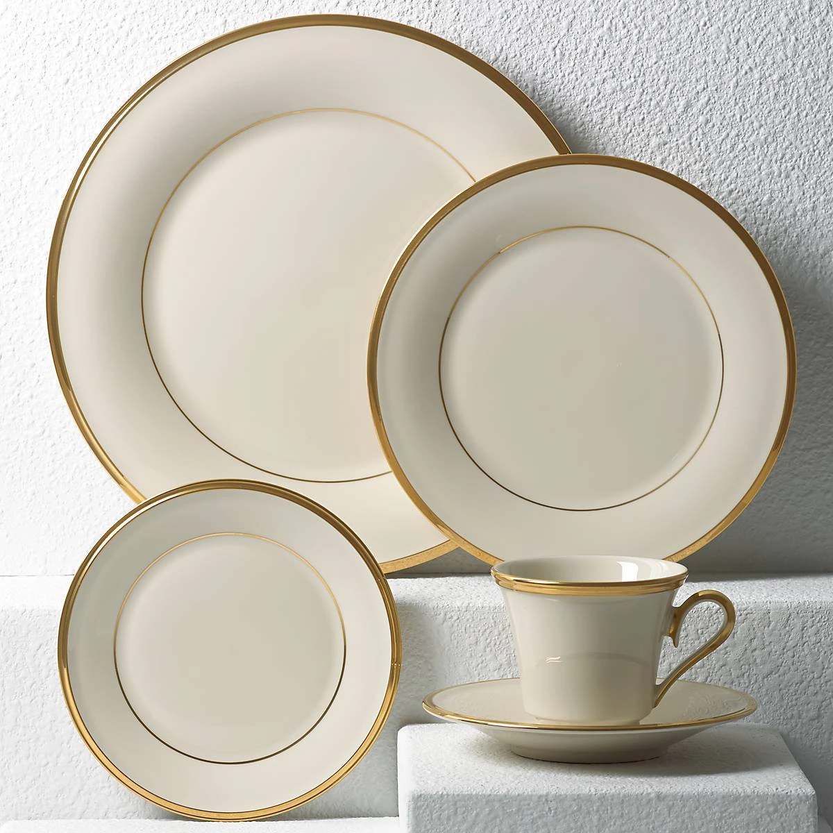 Lenox Eternal® 5-piece Place Setting Dinnerware 4 Lenox Eternal® 5-piece Place Setting Dinnerware