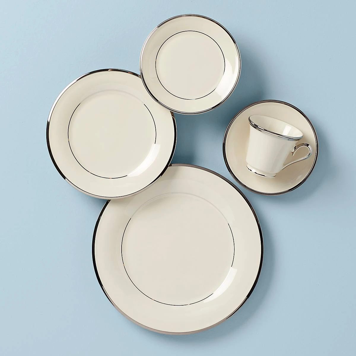 Lenox Dinnerware Solitaire 5pc Place Setting 3 Lenox Dinnerware Solitaire 5pc Place Setting