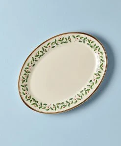 Lenox Holiday Oval Serving Platter Dinnerware