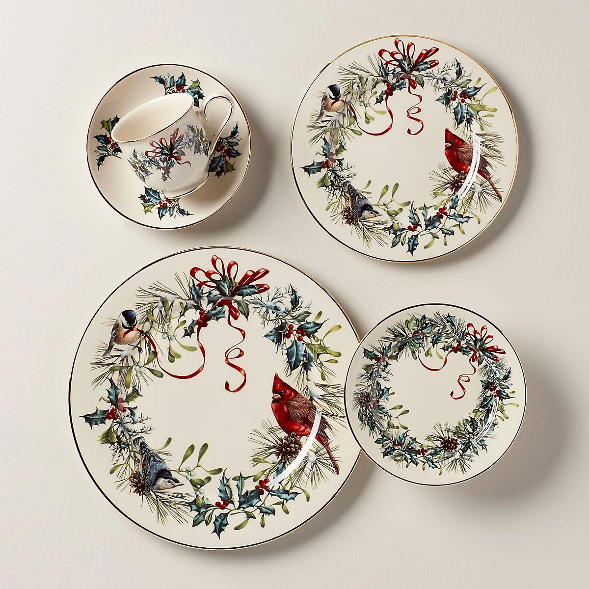 185591602_w10.jpg Lenox Dinnerware Winter Greetings 5-Piece Place Setting