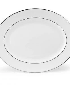 Lenox Dinnerware Hannah Platinum® 13" Oval Serving Platter