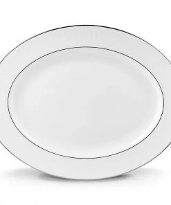 Lenox Hannah Platinum® 16" Oval Serving Platter