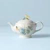 Lenox Dinnerware Butterfly Meadow Teapot 2 Lenox Dinnerware Butterfly Meadow Teapot