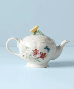 Lenox Dinnerware Butterfly Meadow Teapot