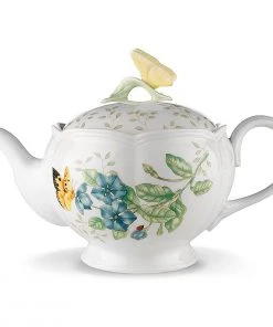 Lenox Dinnerware Butterfly Meadow Teapot