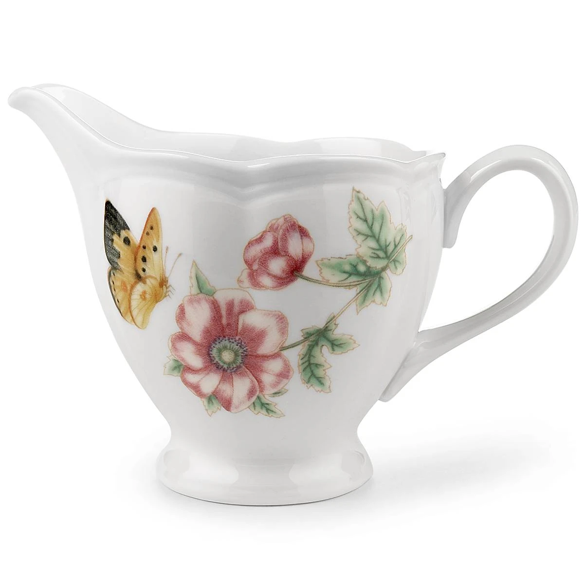 6083968_wHR_8aaf248d-22ff-43ee-b1a7-2622229c35f4.jpg Lenox Butterfly Meadow® Creamer Dinnerware