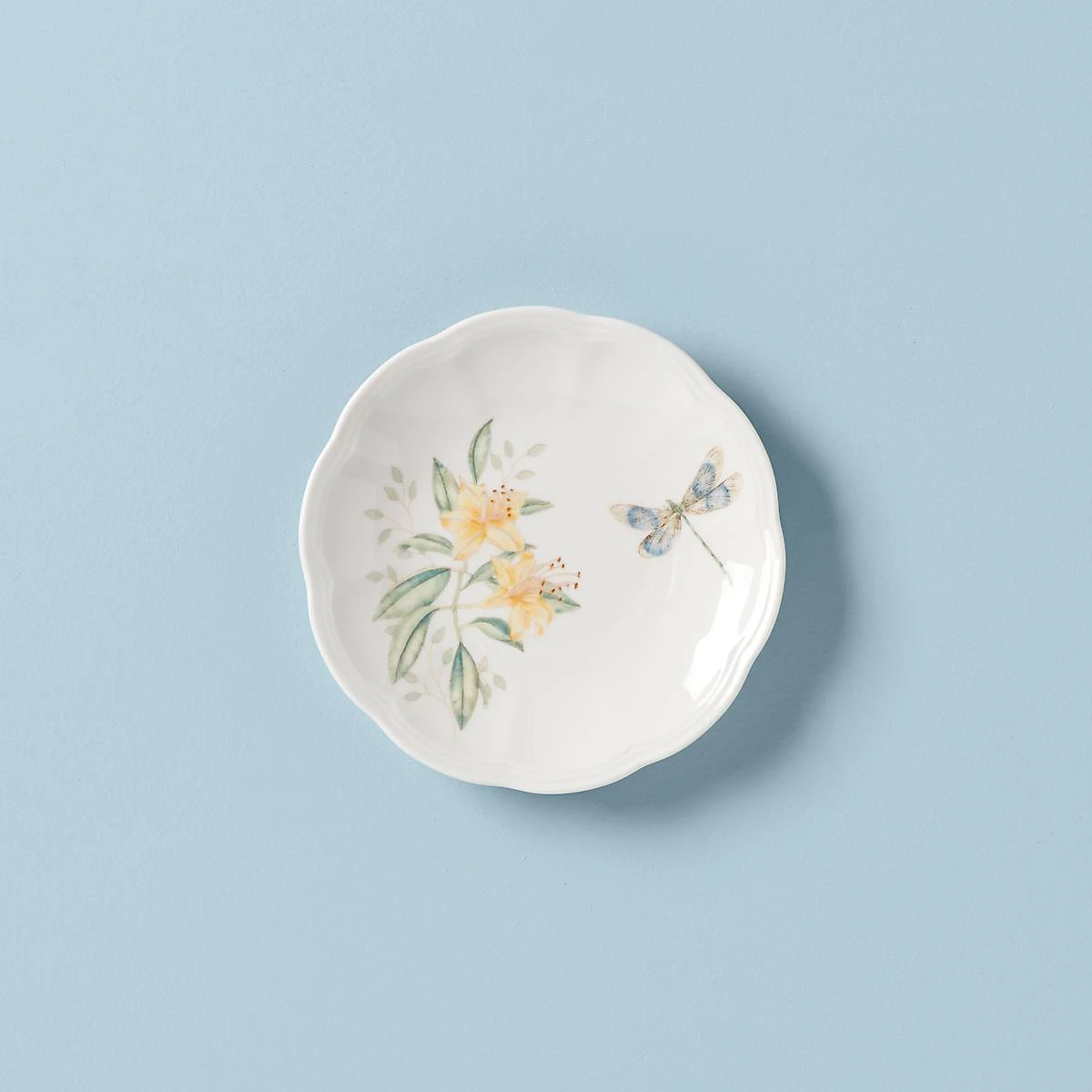 Lenox Dinnerware Butterfly Meadow Tidbit Plate 3 Lenox Dinnerware Butterfly Meadow Tidbit Plate