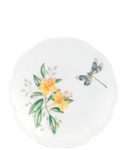 Lenox Dinnerware Butterfly Meadow Tidbit Plate 5 Lenox Dinnerware Butterfly Meadow Tidbit Plate