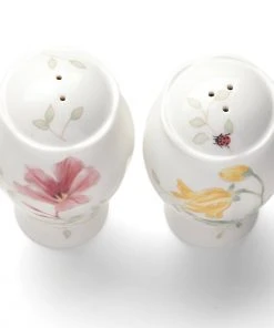 Lenox Butterfly Meadow® Salt & Pepper Shaker Set 7 Lenox Butterfly Meadow® Salt & Pepper Shaker Set