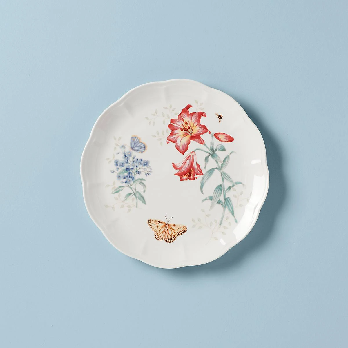 Lenox Butterfly Meadow® Fritillary Dinner Plate Dinnerware 3 Lenox Butterfly Meadow® Fritillary Dinner Plate Dinnerware