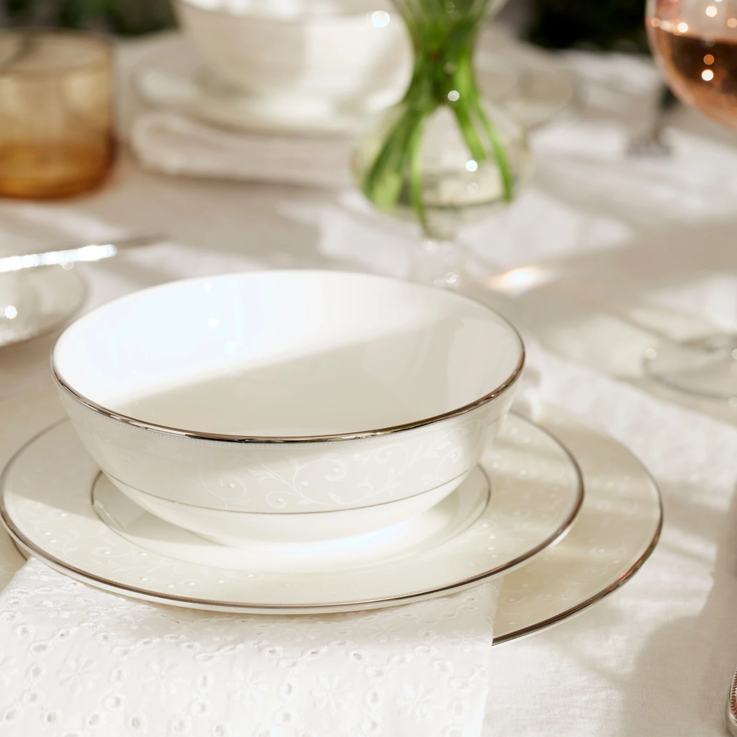Lenox Opal Innocence™ Place Setting Bowl Dinnerware 6 Lenox Opal Innocence™ Place Setting Bowl Dinnerware