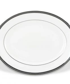 Kate Spade Union Street 13" Oval Platter Dinnerware