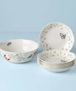 Lenox Butterfly Meadow 7-Piece Bowl Set Dinnerware