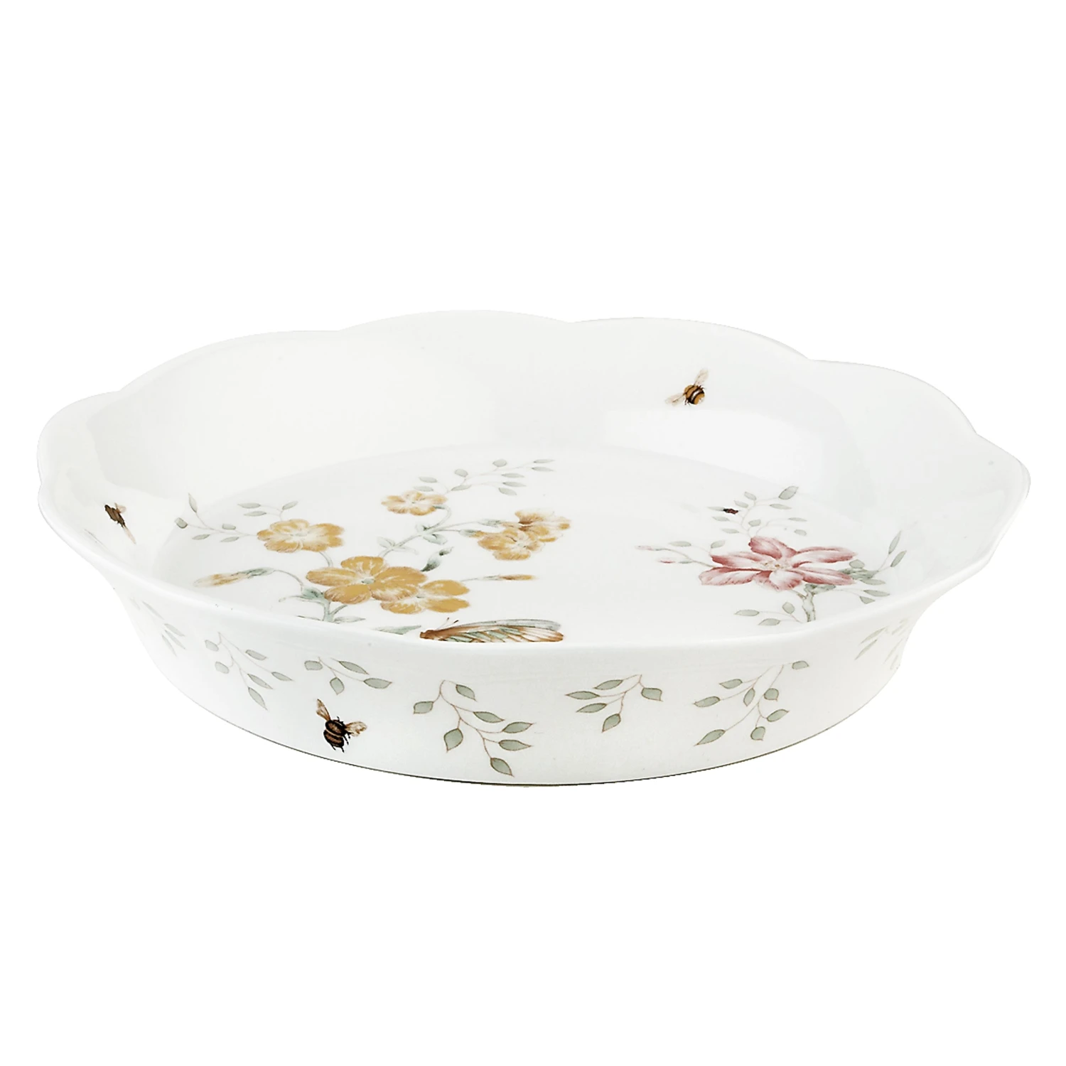 6444640_wsHR.jpg Lenox Butterfly Meadow Pie Dish