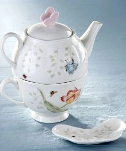 Lenox Dinnerware Butterfly Meadow 3-Piece Tea Set