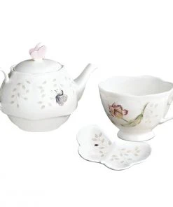 Lenox Dinnerware Butterfly Meadow 3-Piece Tea Set