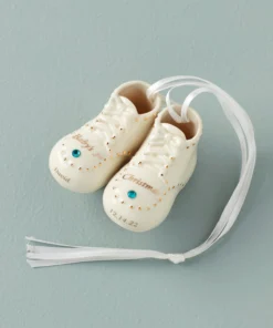 Lenox Personalized Ornaments Baby's First Steps Ornament