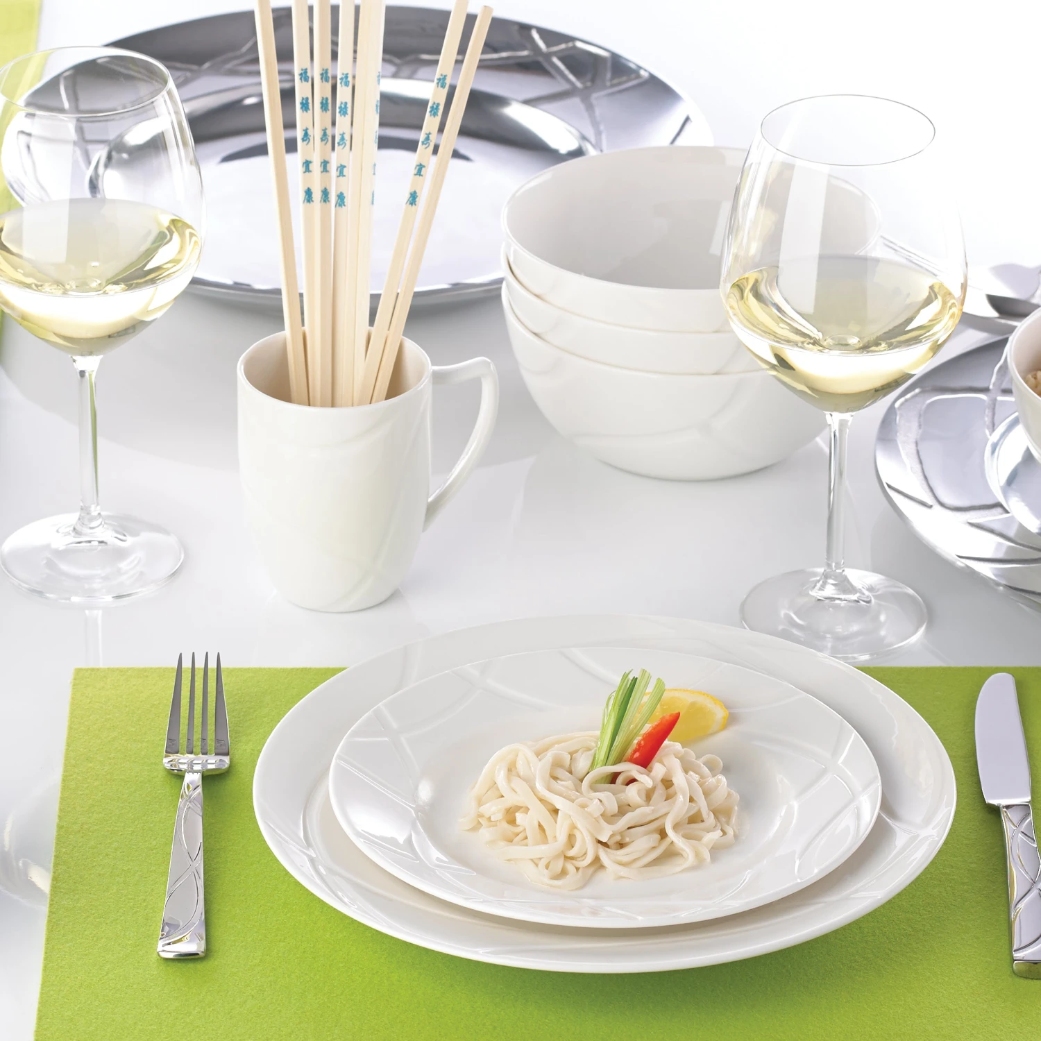 Lenox Vibe 4-Piece Place Setting Dinnerware 4 Lenox Vibe 4-Piece Place Setting Dinnerware