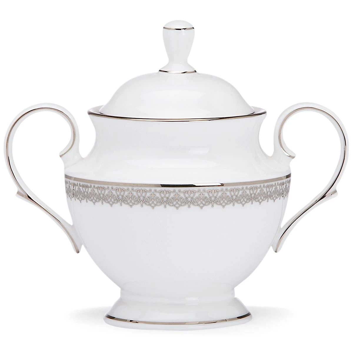 Lenox Lace Couture™ Sugar Bowl Dinnerware 3 Lenox Lace Couture™ Sugar Bowl Dinnerware
