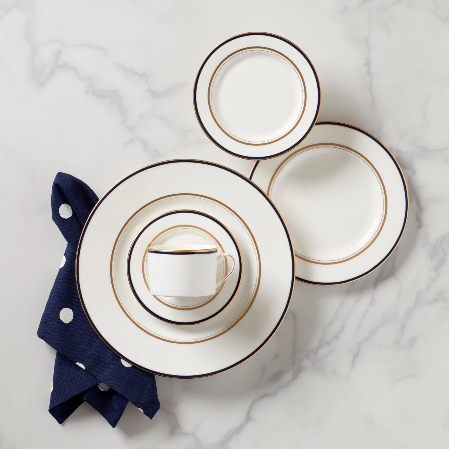 Kate Spade Library Lane 5-piece Place Setting 6 Kate Spade Library Lane 5-piece Place Setting