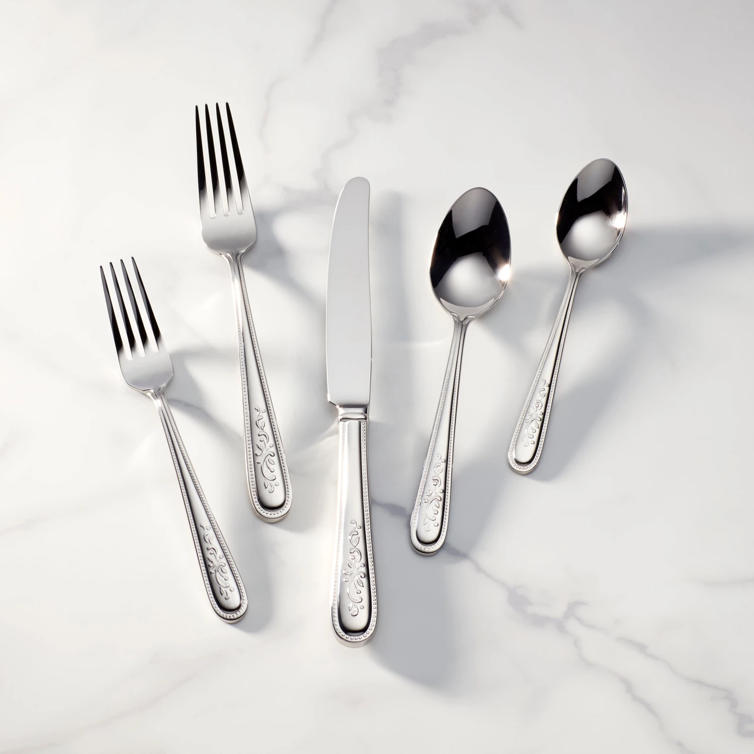 785121_w10.jpg Lenox Opal Innocence 20-Piece Flatware Set