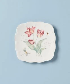 Lenox Butterfly Meadow® Square Accent Plate Dinnerware