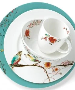 Lenox Dinnerware Chirp™ 8" Salad Plate 4 Lenox Dinnerware Chirp™ 8