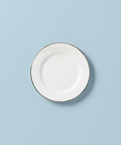 Lenox Opal Innocence Scroll Bread Plate