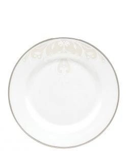 Lenox Opal Innocence Scroll Bread Plate