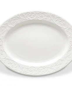 Lenox Opal Innocence Carved™ 16" Oval Platter