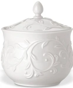 Lenox Dinnerware Opal Innocence Carved™ Sugar Bowl