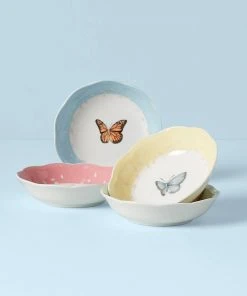 Lenox Butterfly Meadow ® 4-piece Dessert Bowl Set Dinnerware