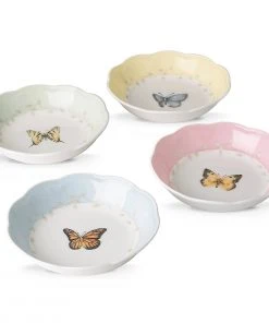 Lenox Butterfly Meadow ® 4-piece Dessert Bowl Set Dinnerware