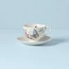 Lenox Butterfly Meadow Blue Cup And Saucer 1 Lenox Butterfly Meadow Blue Cup And Saucer