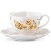 Lenox Dinnerware Butterfly Meadow Fritillary Cup And Saucer