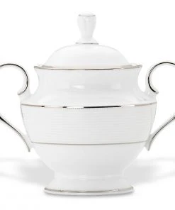 Lenox Dinnerware Opal Innocence Stripe™ Sugar Bowl