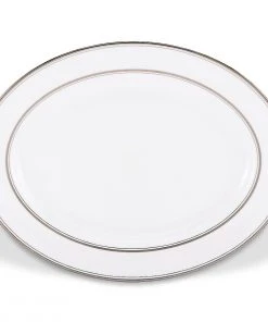 Kate Spade Library Lane Platinum™ 16" Oval Platter