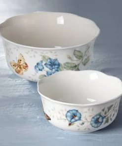 Lenox Butterfly Meadow® 2-piece Nesting Bowl Set