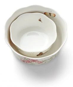 Lenox Butterfly Meadow® 2-piece Nesting Bowl Set