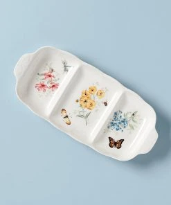 Lenox Butterfly Meadow® 16" Divided Serving Dish Dinnerware