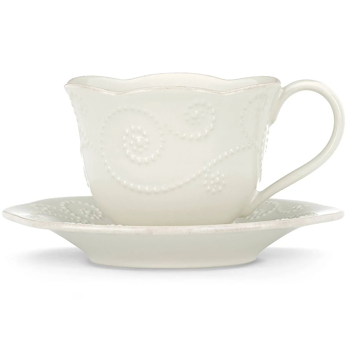 822946_wHR.jpg Lenox Dinnerware French Perle ™ Cup And Saucer