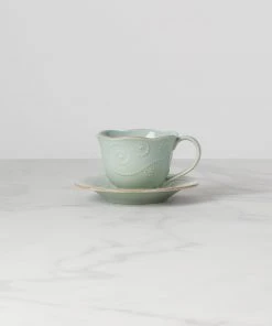 Lenox Dinnerware French Perle ™ Cup And Saucer 4 Lenox Dinnerware French Perle ™ Cup And Saucer
