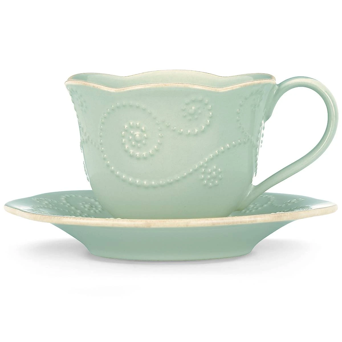 824410_wHR.jpg Lenox Dinnerware French Perle ™ Cup And Saucer