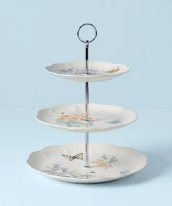 Lenox Butterfly Meadow® 3-tiered Server Dinnerware