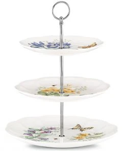Lenox Butterfly Meadow® 3-tiered Server Dinnerware